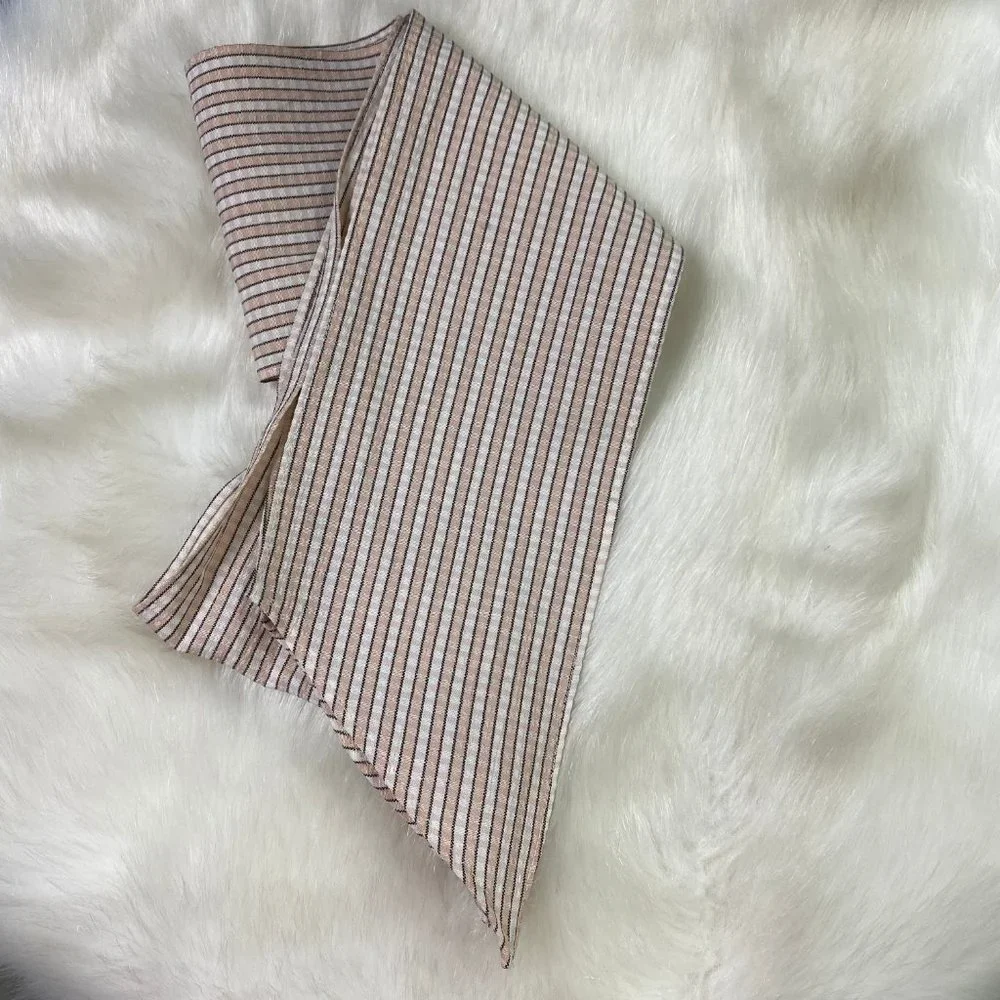 Pale Pink Gingham Belt or Neck Tie 4